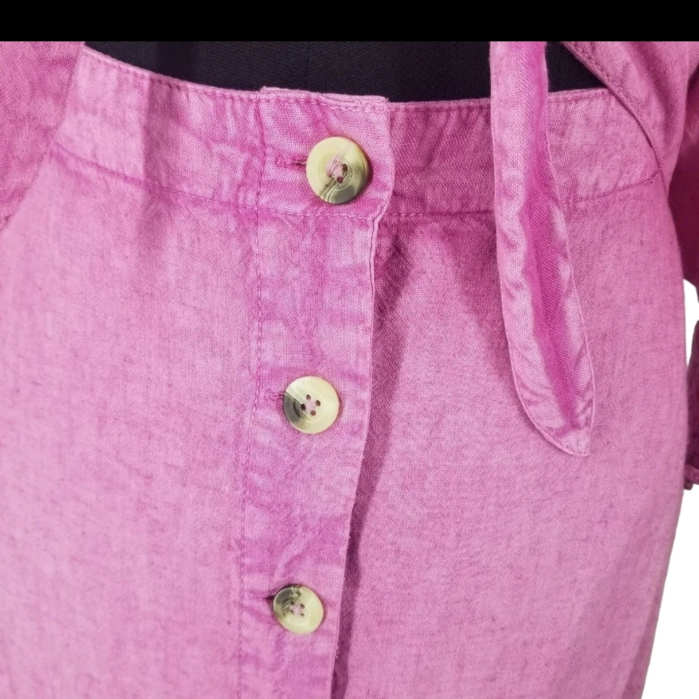 Free People Mauve Maxi Dress with Tie-Front - Picture 7 of 16